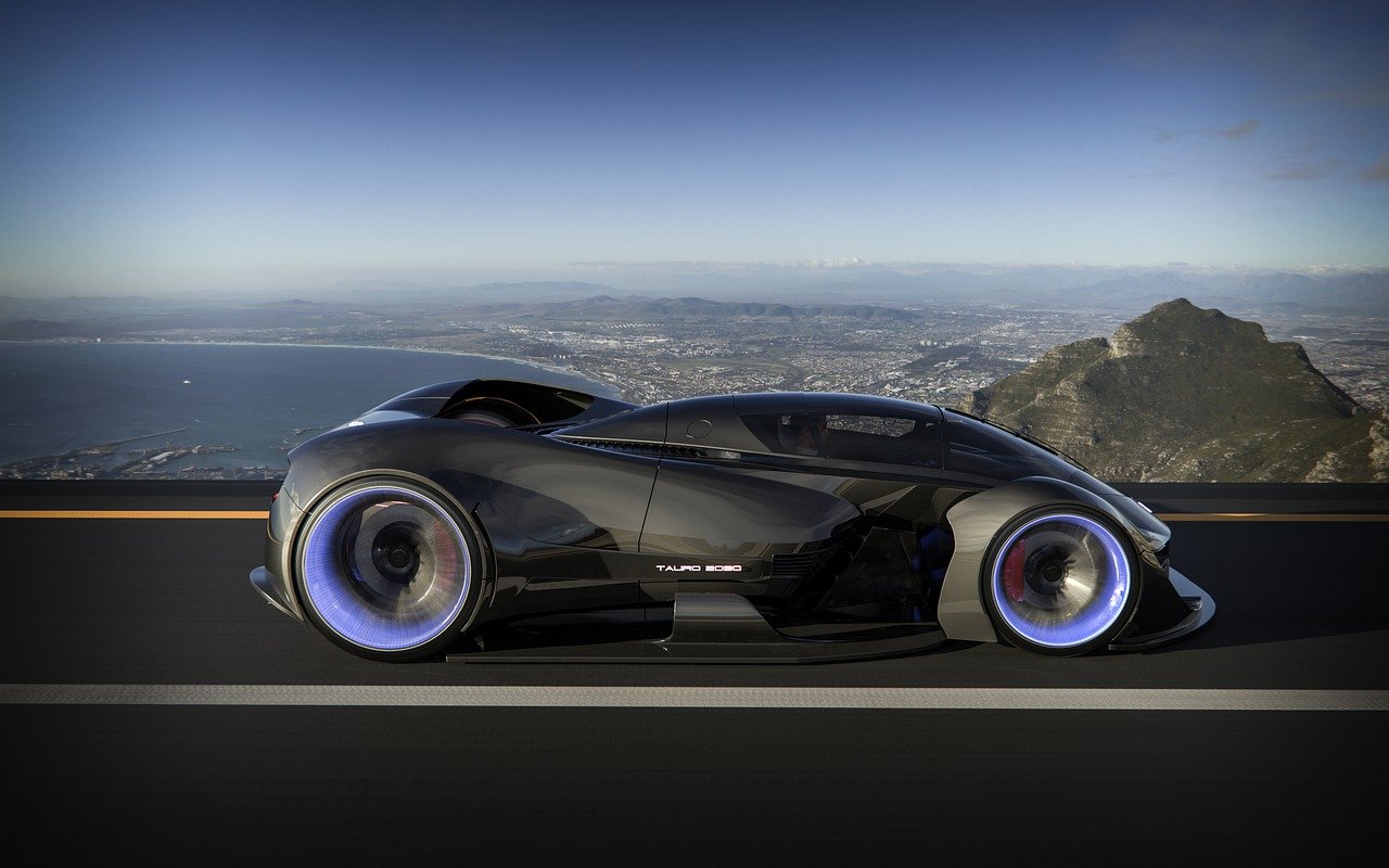 Voiture futuriste